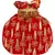 Anekaant Dangle Embellished Velvet Potli Red & Gold