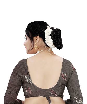 Womens Kota doriya Party and Wedding wear Saree With Exclusive Floral Chex Print 5