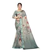 Womens Kota doriya Party and Wedding wear Saree With Exclusive Floral Chex Print