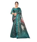 Womens Kota doriya Party and Wedding wear Saree With Exclusive Floral Chex Print