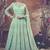 Light-green embroidered georgette salwar