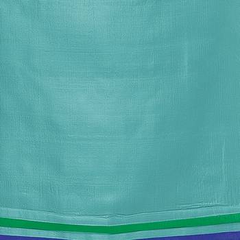 Sky-Blue Embroidered Chanderi Silk Salwar 4