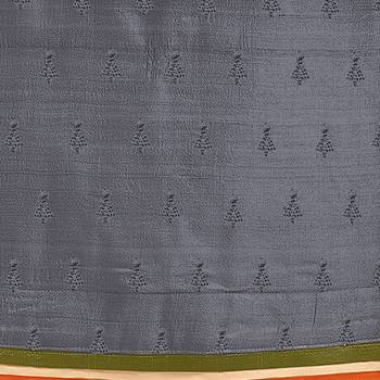 Grey Embroidered Chanderi Silk Salwar 3