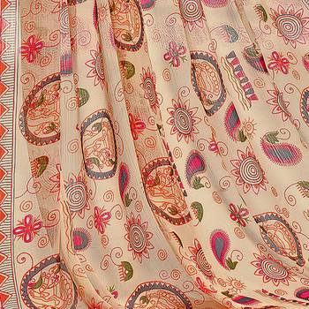 Grey Embroidered Chanderi Silk Salwar 4