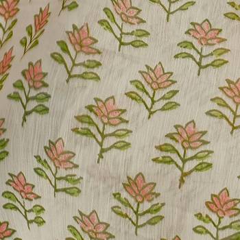 Peach Embroidered Chanderi Silk Salwar 3