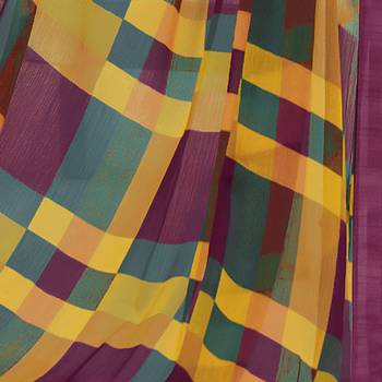 Wine embroidered chanderi silk salwar 4