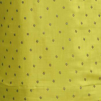 Light-green embroidered chanderi silk salwar 3