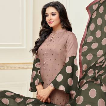 Light-Pink Embroidered Chanderi Silk Salwar 2
