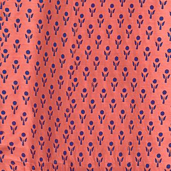 Peach Printed Chanderi Silk Salwar 3