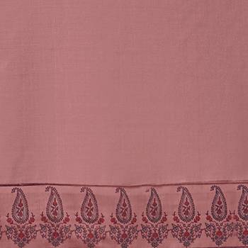 Light-Pink Embroidered Blended Silk Salwar 4