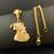 Saizen Gold Plated Maratha Warrior Chhatrapati Shivaji Maharaj Pendant With Gold Plated Chain