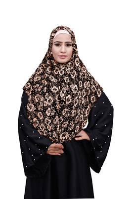Justkartit Daily Wear Soft Chiffon Printed Square Scarf Hijab Dupatta For Women 1