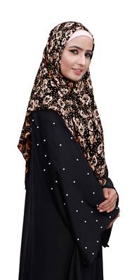 Justkartit Daily Wear Soft Chiffon Printed Square Scarf Hijab Dupatta For Women 3
