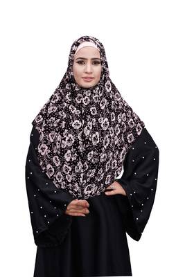 Justkartit Outdoor Wear Soft Chiffon Printed Square Scarf Hijab Dupatta For Women 1