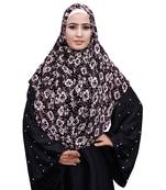 Justkartit Outdoor Wear Soft Chiffon Printed Square Scarf Hijab Dupatta For Women