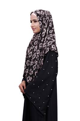 Justkartit Outdoor Wear Soft Chiffon Printed Square Scarf Hijab Dupatta For Women 2