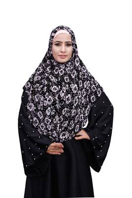 Justkartit White Color Chiffon Square Scarf Hijab Dupatta For Women  1