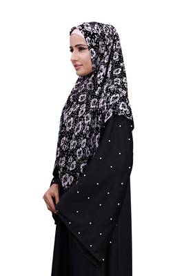 Justkartit White Color Chiffon Square Scarf Hijab Dupatta For Women  2