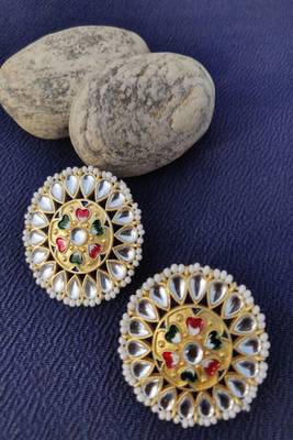 White crystal studs 1