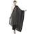 Black Silver Chiffon Embroidered Ethnic Wear Dupatta For Women's