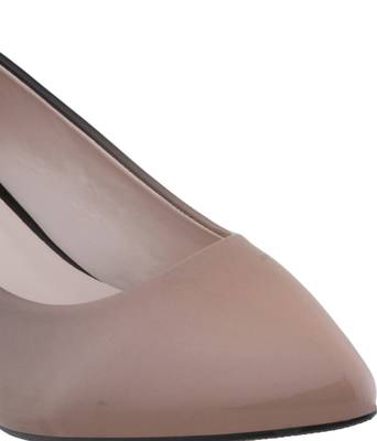 brown pointed toe ballerinas heels 5