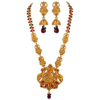 Red necklace-sets 3