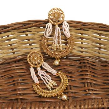 Gold earrings 2