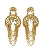 Gold earrings