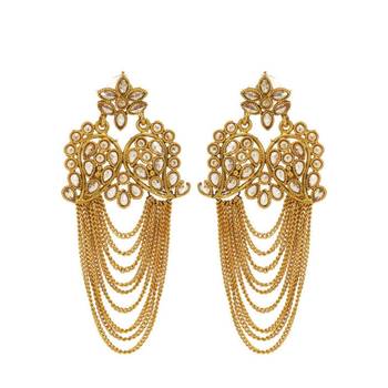 Gold earrings 1