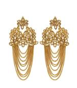 Gold earrings
