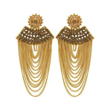 Gold earrings 1