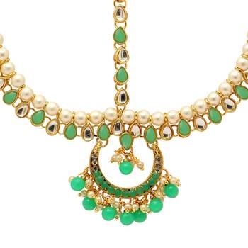 Green Maang Tikka 3