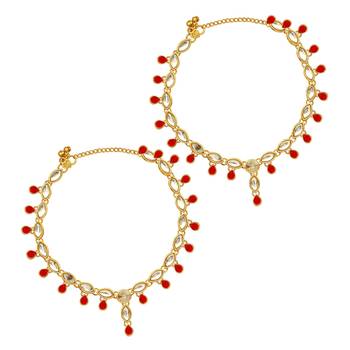 Red Anklets 1