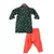 Green Printed Kurta with Salwar