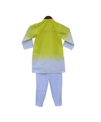 Multicolor Plain Cotton Kurta Set 2