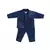 Midnight Blue Embroidry Ajkan with Pant