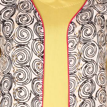 Women   s Mustard Rayon Staple Straight Kurta with Shifley Shrug & Pant Set 5