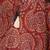 Women   s Maroon Cotton Printed Flared Long Dress