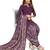 Purple printed crepe salwar