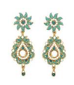 Flower Earrings in Austrian Diamonds