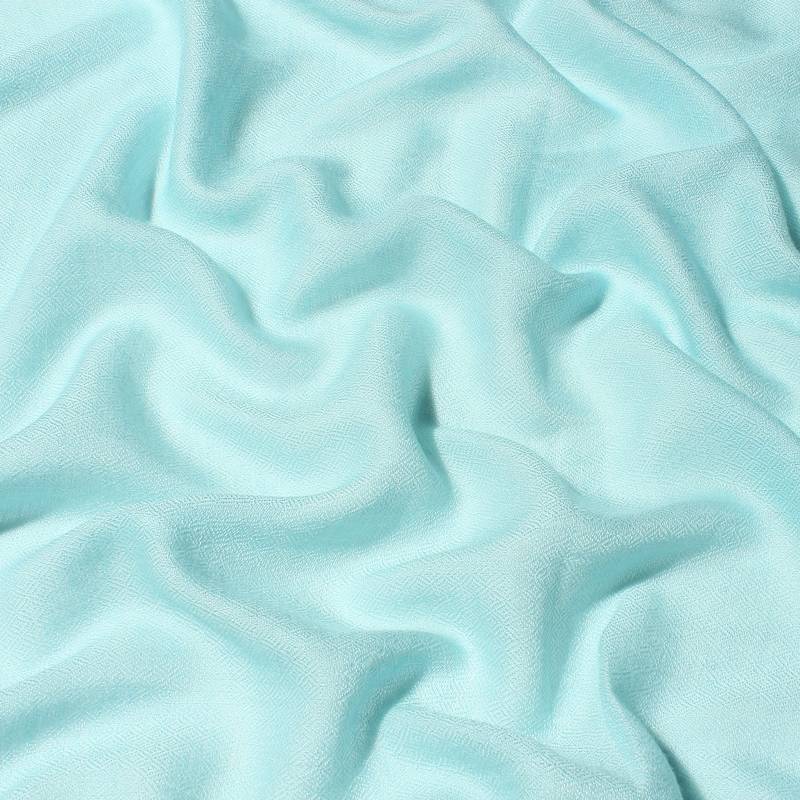 Sky Blue Super Fine Blended Ultra Soft & Warm Wool Silk Unisex Pashmina Shawl