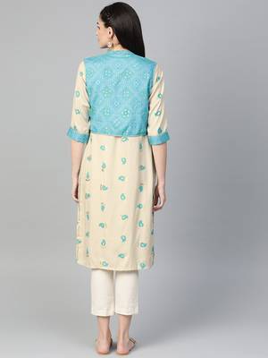 Blue printed liva kurtas-and-kurtis 2