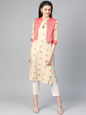 Pink printed liva kurtas-and-kurtis 1