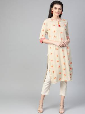 Pink printed liva kurtas-and-kurtis 3