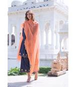 Midnight Blush Gota Cutwork Set