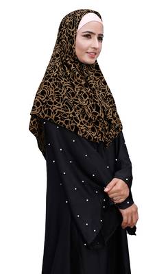 Justkartit Dust Color Casual Wear Women Chiffon Square Scarf Hijab 3