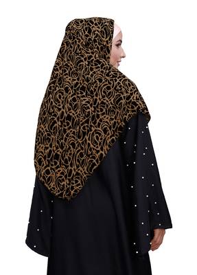 Justkartit Dust Color Casual Wear Women Chiffon Square Scarf Hijab 5