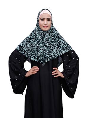 Justkartit Pista Color Daily Wear Women Chiffon Square Scarf Hijab 1