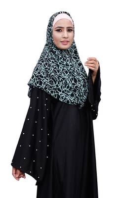 Justkartit Pista Color Daily Wear Women Chiffon Square Scarf Hijab 2