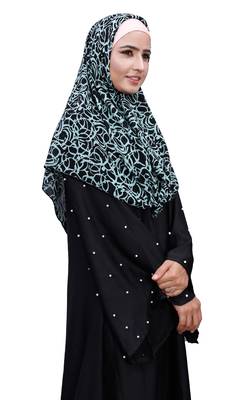 Justkartit Pista Color Daily Wear Women Chiffon Square Scarf Hijab 3